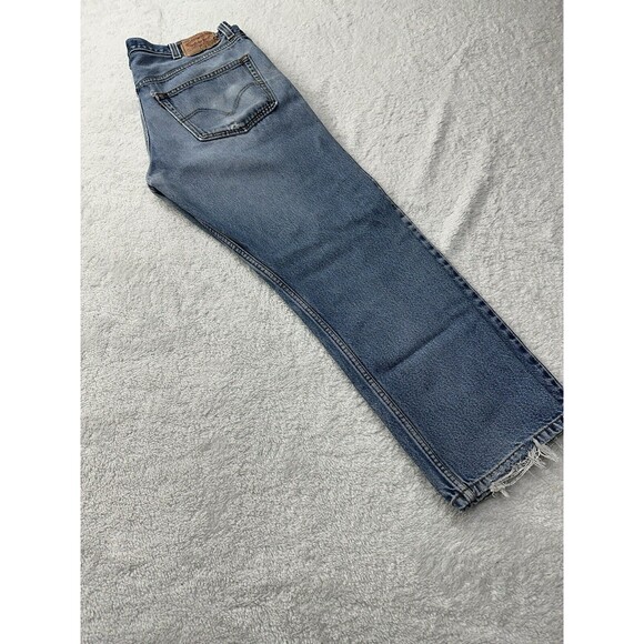 Levis 505 Jeans Men’s 38x30 90s Stonewash Straight Blue Red Tab Denim VTG Retro - Picture 4 of 16